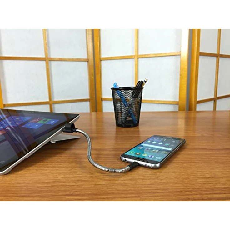 FUSE Chicken LPM Titan M Loop Kabel Micro USB für Android Smartphone Silber – Bild 2