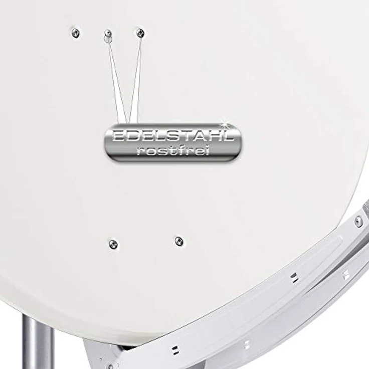 Fuba DAA 850 W, Satellitenantenne aus Aluminium in Weiß, HDTV 4K DELUXE mit Octo LNB für 8 Teilnehmer – Bild 3