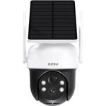 Aosu Solarcam D1 Classic, Netzwerkkamera mit 3-Megapixel-Sensor, 2K-Auflösung, 360-Grad-Pan-Tilt-Zoom, KI-Tracking und Zweiwege-Audio, wetterfest