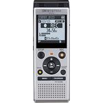 OM SYSTEM WS-882 hochwertiger digitaler Voice Recorder mit Stereomikrofonen, 6 Aufnahmemodi, Direkt-USB, eingebautem Ständer, 4 GB interner Speicher, Silber