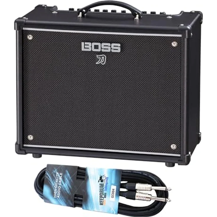 Boss by Roland Katana 50 Gen 3, Gitarren-Verstärker mit 50 W, 2 Kanälen, 12" Custom-Lautsprecher, 6 Verstärkertypen, inkl. Klinkenkabel – Bild 1