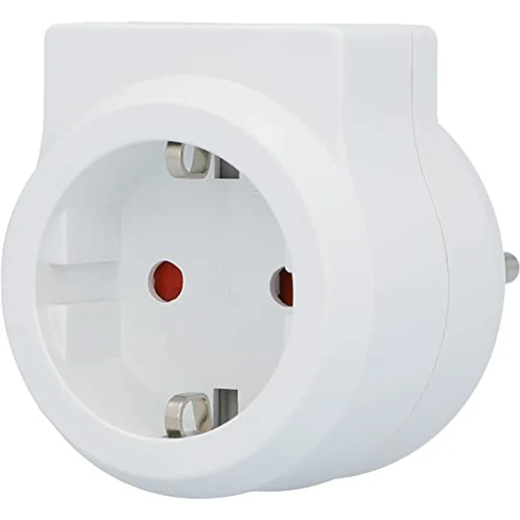 Zwischenstecker mit 1x Schuko, 1x USB Typ C und 2x USB Typ A, 3,4 A, weiß – Bild 1
