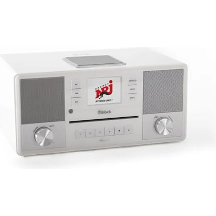 Block Aurora Digitalradio (UKW, DAB+), TFT, weiß – Bild 1