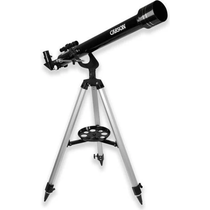 Carson Teleskop 70mm Öffnung, ideal für Astronomie-Einsteiger, schwarz