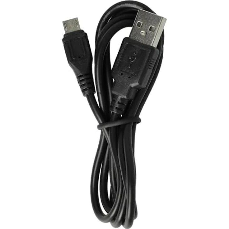 vhbw USB-A auf Micro-USB Kabel, 100 cm schwarz, kompatibel mit Sony Cybershot DSC-HX90, DSC-QX10, DSC-HX90V, DSC-QX100, DSC-HX80, Daten- & Ladekabel – Bild 3