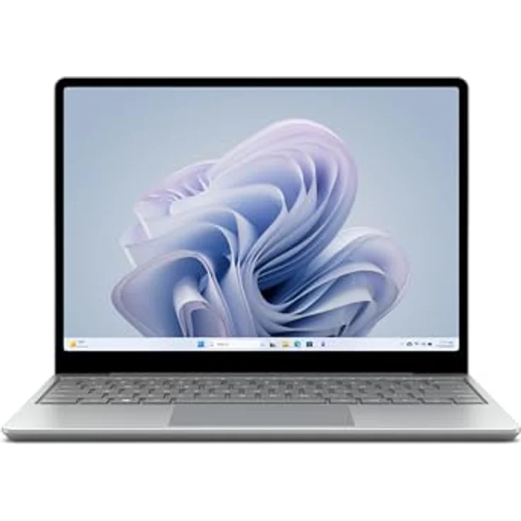 Microsoft Surface Laptop Go 3, 12,4 Zoll, i5, 8 GB RAM, 256 GB SSD, Platin, Windows 11 Pro – Bild 1