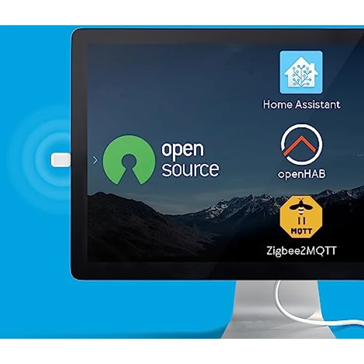 Aeotec Zi-Stick | Zigbee USB Stick für ZHA in Home Assistant, Zigbee2MQTT, Open HAB | IOBROKER | NodeRed | Smart Home Stick, weiss – Bild 3