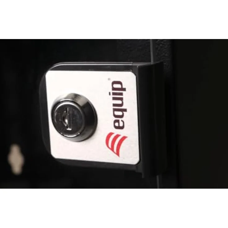 Equip Wandgehäuse 19" 09U 540x400mm schwarz, Fronttür aus gehärtetem Glas, optimale Leistung – Bild 5