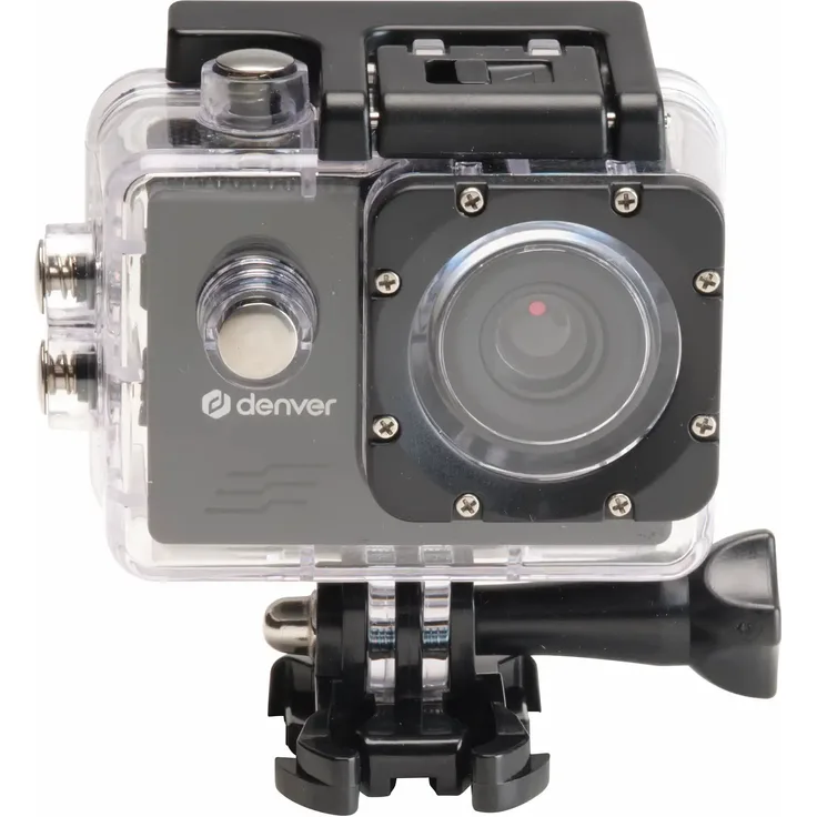 DENVER ACT-324 Actioncam, HD-Videoqualität, 5 MP Standbilder, wasserdicht bis 30 m, 2-Zoll-TFT-Bildschirm