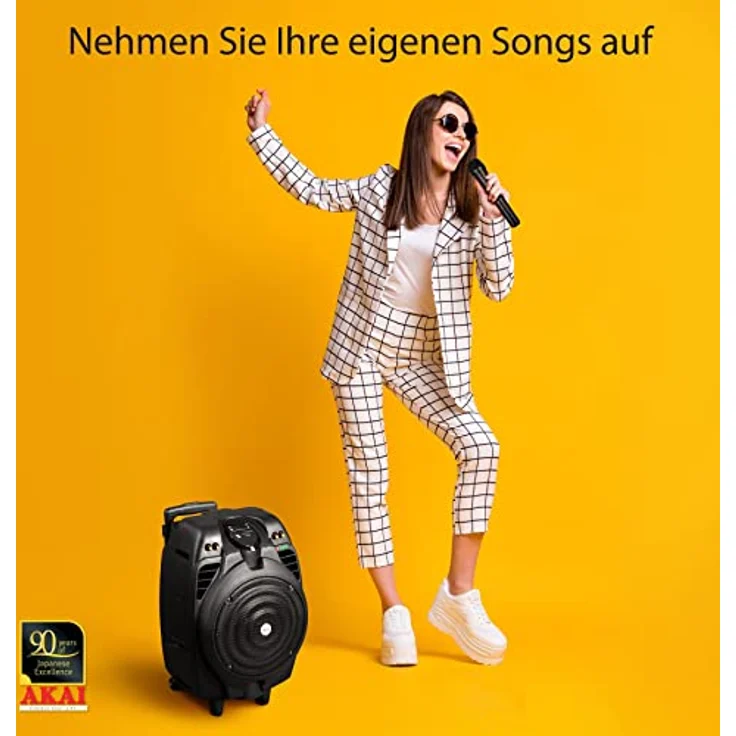 Akai SS023A-X10 Bluetooth-Lautsprecher, 50 W, 20 - 20000 Hz, 71 dB, 500 W, Kabellos, Schwarz – Bild 6