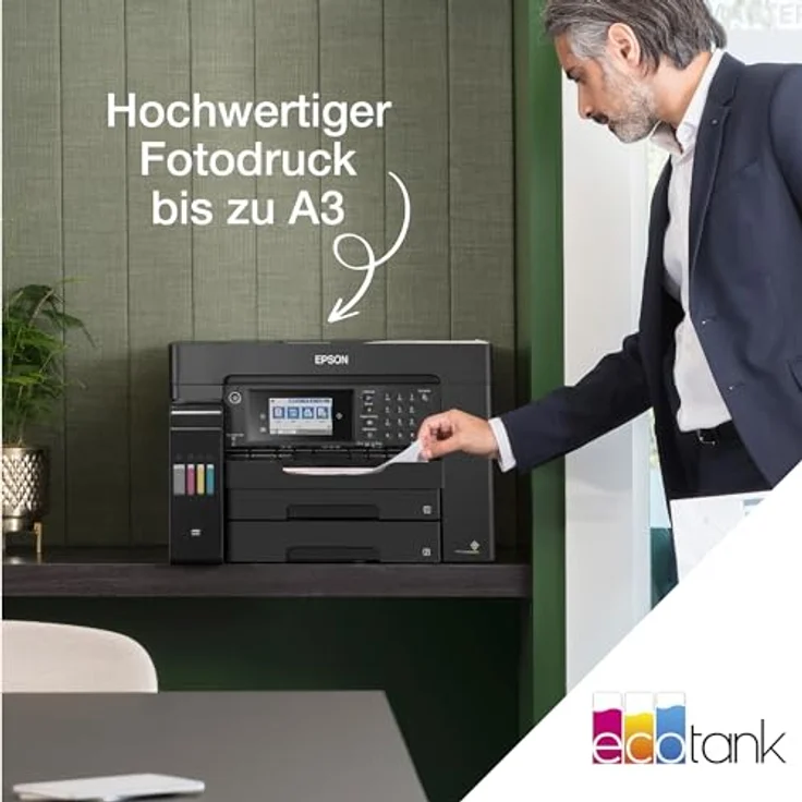 Epson EcoTank ET-16655 Tintenstrahl-Multifunktionsdrucker A3 4800 x 1200 DPI 32 ppm Wi-Fi, schwarz – Bild 10