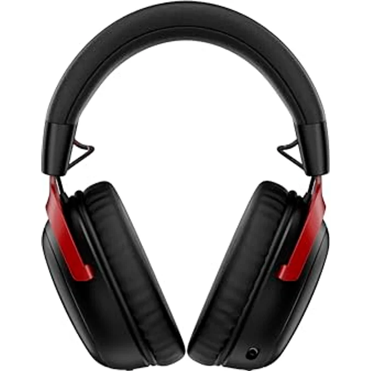 HYPERX Cloud III S, Over-ear Gaming Headset mit 120 Stunden Akkulaufzeit, Bluetooth, Schwarz, Rot – Bild 2