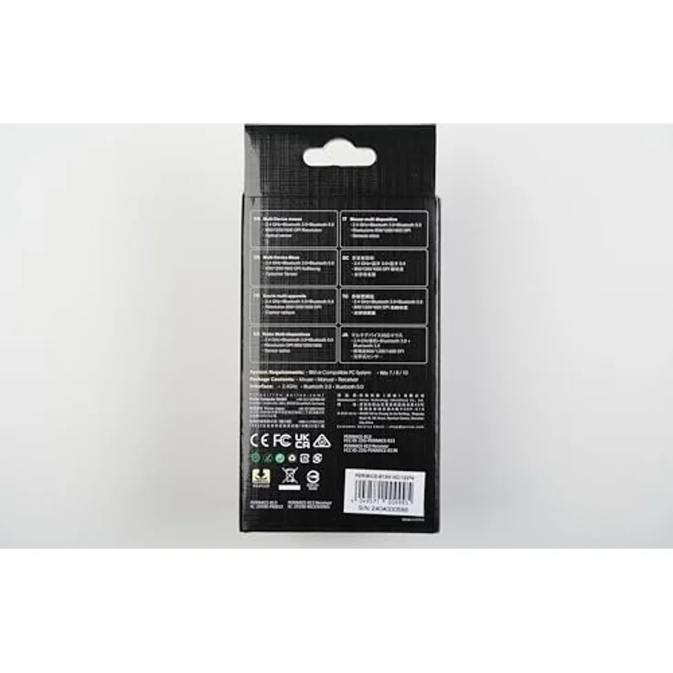 Perixx PERIMICE-813W Vertikale Bluetooth-Maus – Kabellose 3-in-1-Multi-Geräte-Technologie – Weiß – Rechtshänder-Design – Bild 3
