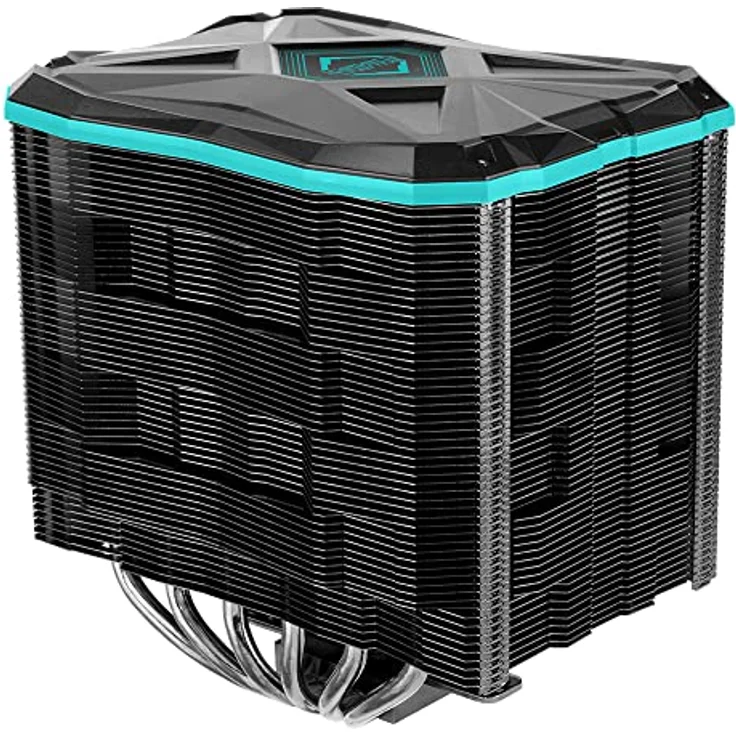 Iceberg Thermal IceSLEET G6 Stealth Heatpipe mit 6 Direkt-Touch-Heatpipes, mit ultra-leiser 140-mm-Lüfter, Premium-Hybrid-CPU-Kühler, kompatibel mit LGA 1700 und AM5, Schwarz - Preisvergleich – Bild 1