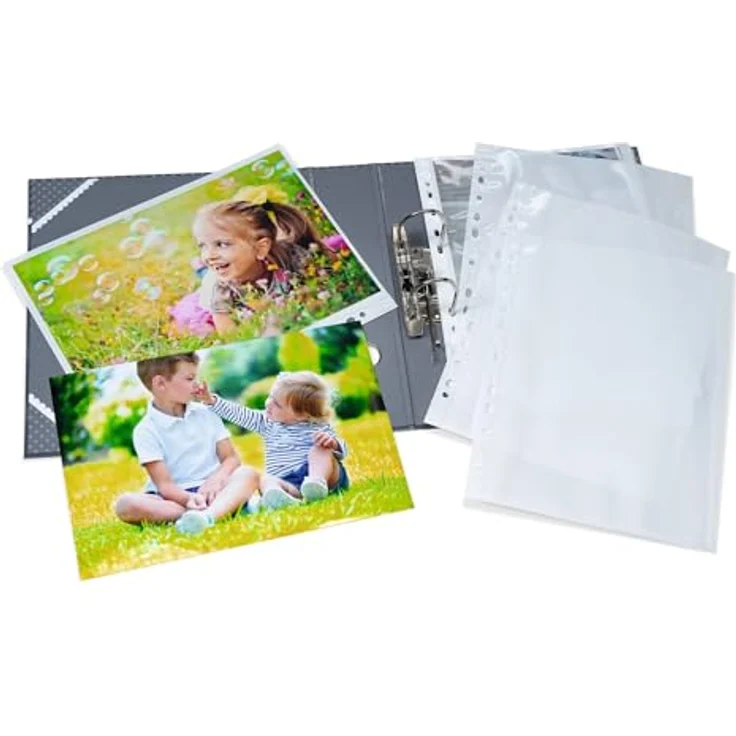 HERMA Fotophan Fotoalbum, 20x30 cm, 10 Blatt, transparent – Bild 6