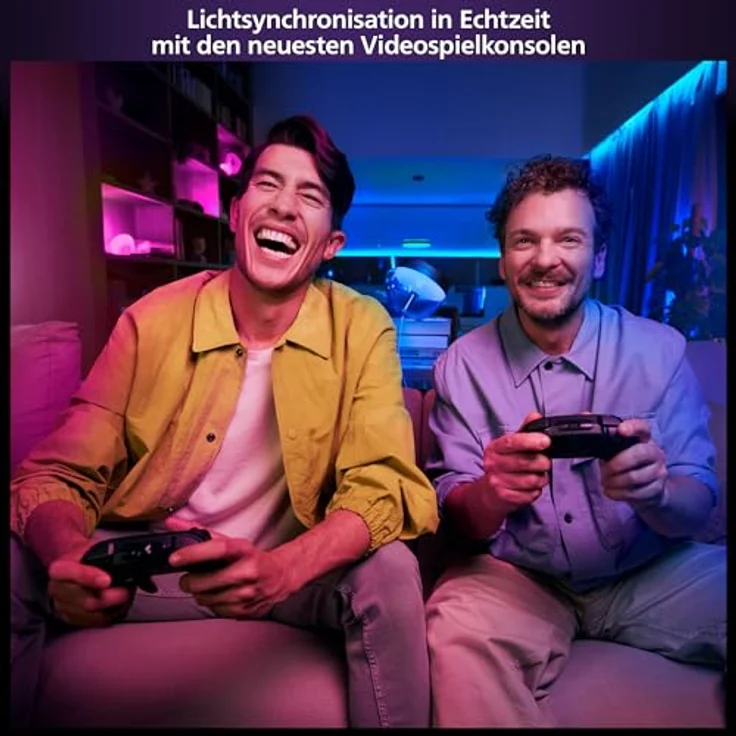 Philips Hue Play HDMI-Synchronisationsbox 8K - Synchronisiert bis zu 10 Hue Lampen mit Games, Filmen und Musik - Erfordert Hue Bridge - Unterstützt Dolby Vision HDR10+ – Bild 5