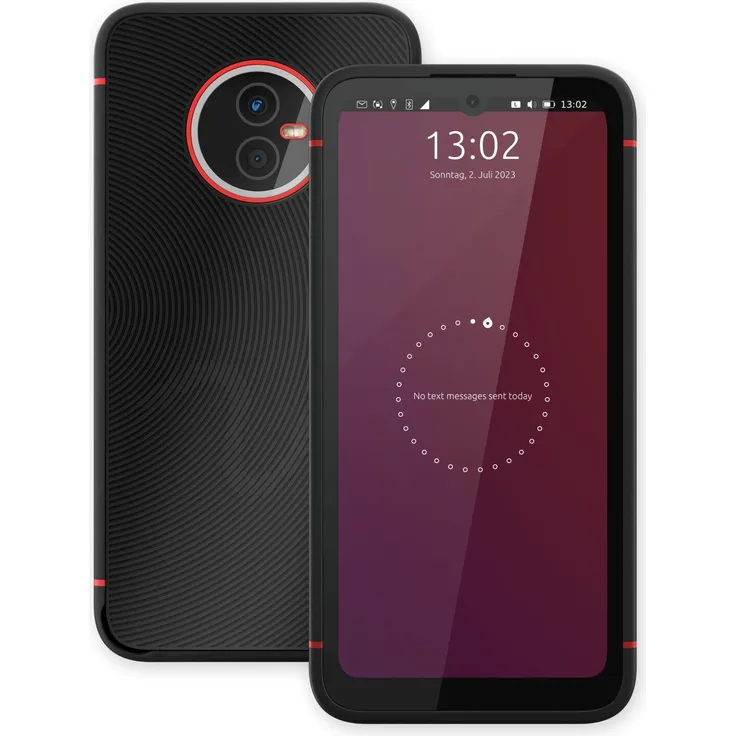 Volla Phone X23, Smartphone mit Ubuntu Touch – 6.1 Zoll, 128 GB Speicher, 48 MP Kamera, austauschbare Batterie, IP68 staub- und wasserdicht