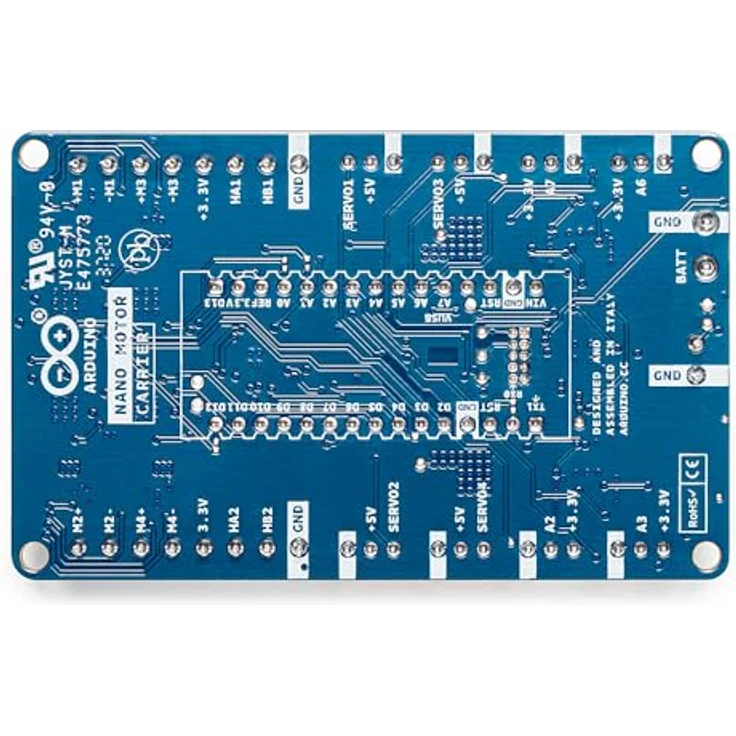 Arduino Nano Motorträgerplatte (ABX00041), Motorsteuerung mit 9-Achsen IMU, 4 Motoranschlüssen, integrierter Batterielader – Bild 5