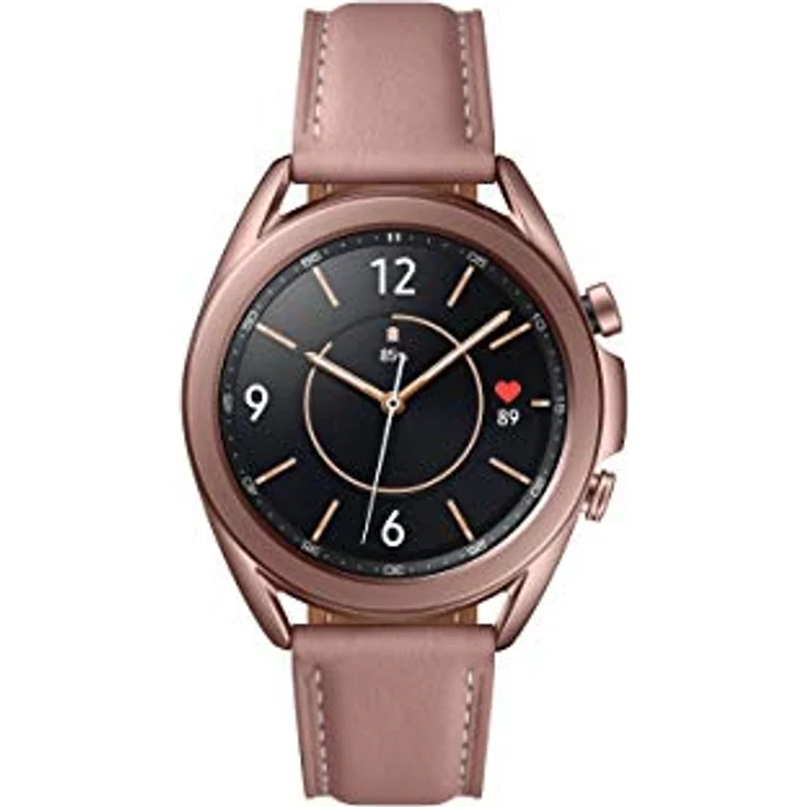 Samsung Galaxy Watch 3, Runde Bluetooth Smartwatch für Android, drehbare Lünette, Fitnessuhr, Fitness-Tracker, 41 mm, Mystic Bronze. 36 Monate Herstellergarantie (Deutche Version) – Bild 1