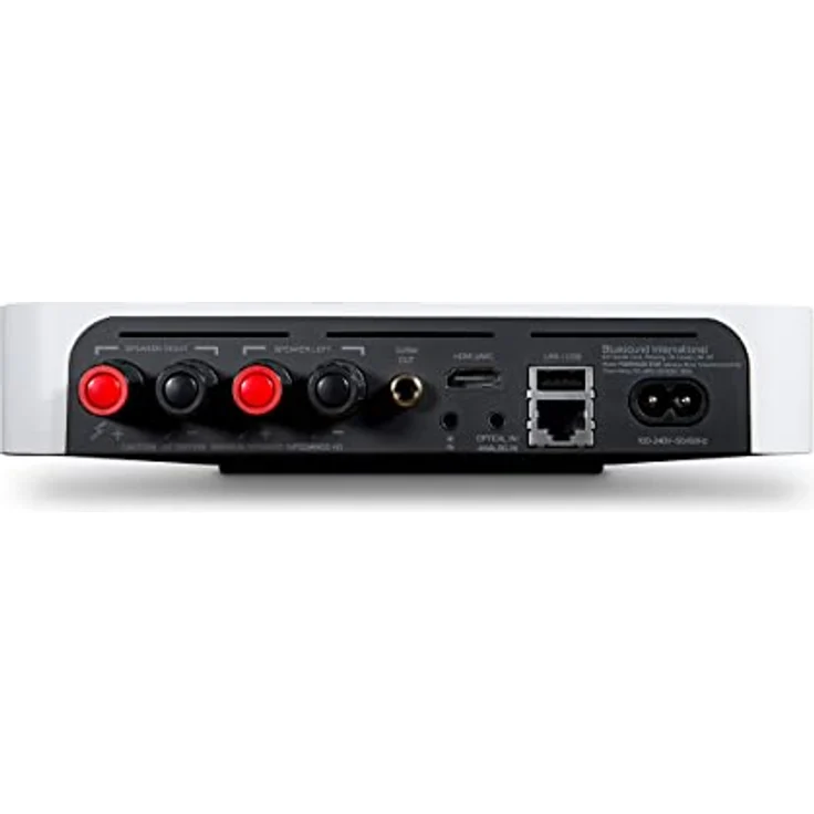 Bluesound Powernode Edge Kompakter Kabelloser Hochauflösender Multiroom Musik-Streamer - Weiß – Bild 4