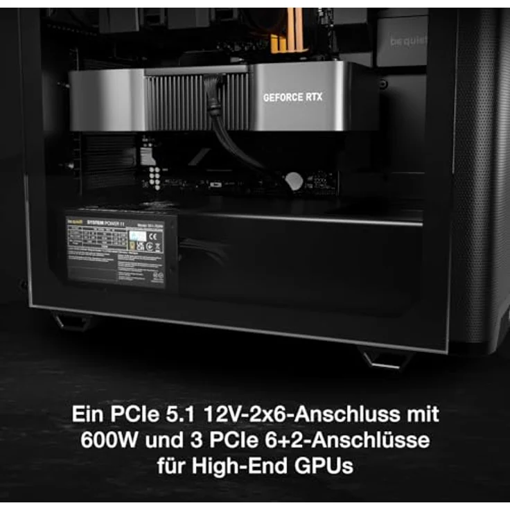 be quiet! System Power 11, 750W Netzteil mit hoher Effizienz und leiser Betriebsgeräuschentwicklung – Bild 7