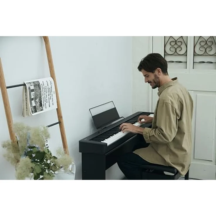 CASIO Digitalpiano CDP-S110BK, 88-tastige gewichtete Klaviatur, 10 hochwertige Klänge, USB to Host Anschluss, schwarz, mit Pedal – Bild 7