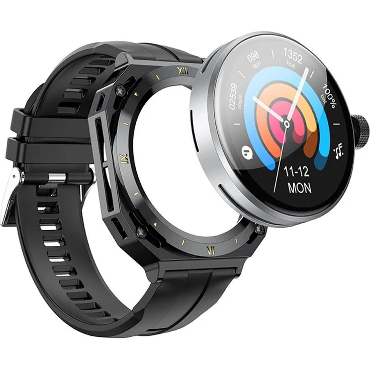 Hoco Y14 Smart Sportuhr, Sport-Smartwatch mit Anruf-Funktion und 14 mm Armband
