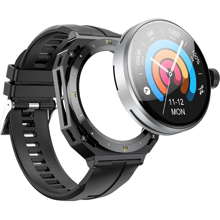 Hoco Y14 Smart Sportuhr, Sport-Smartwatch mit Anruf-Funktion und 14 mm Armband