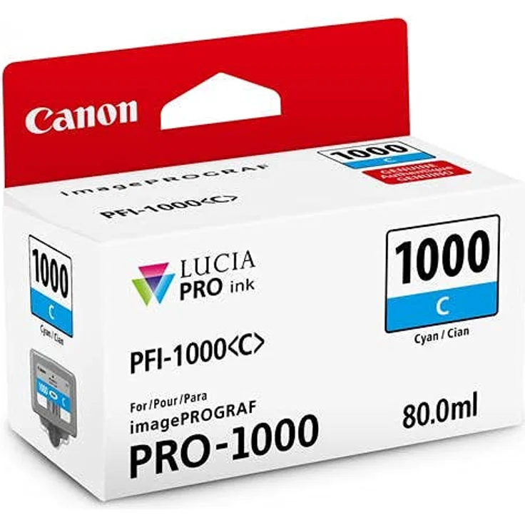 Canon PFI-1000 C original Tintenpatrone Cian para Impresora Fotográfica PRO-1000 – Bild 4