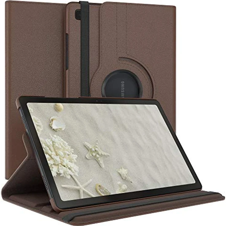 EAZY CASE - Tablet Hülle kompatibel mit Samsung Galaxy Tab A7 - Hülle rundumschutz, stoßfestes Smartcase, Gehäuse Schutzhülle, Tablet Tasche - Braun – Bild 1