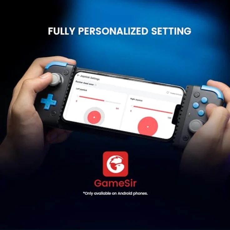 Gamesir X2s, Gaming Controller mit Smartphone-Halterung, USB-C, Schwarz, universelle Kompatibilität für iOS, Android und PCs, Hall-Effekt-Technologie für präzise Steuerung – Bild 9