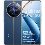 realme 12 Pro+ 5G Smartphone 12+512GB, Sony IMX890 OIS Camera, 3X Optical Zoom, Snapdragon 7s Gen 2 Chipset, 6.7inch 120Hz Curved Vision Display, 67W SUPERVOOC Charge, 5000mAh Massive Battery, Blue