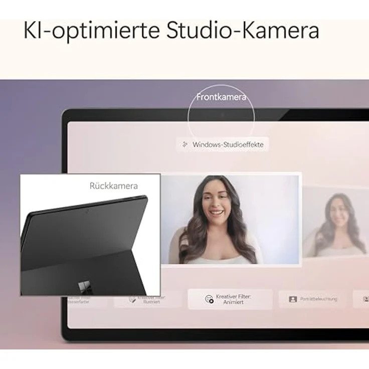 Microsoft Surface Pro | Copilot+ PC | 13” OLED Touchscreen | Snapdragon® X Elite | 16GB RAM | 256GB SSD | neuestes Modell, 11. Edition | Schwarz – Bild 5