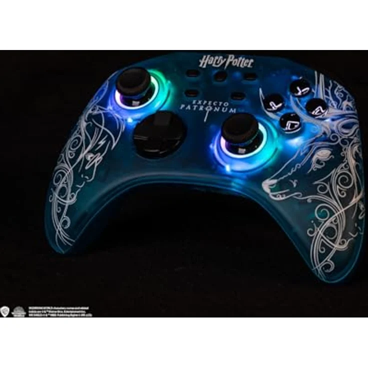 FREAKS & GEEKS Harry Potter Afterglow Patrol Wireless Controller, kabellos mit RGB-Lichtmodi, 600-mAh-Akku und 3,5-mm-Kopfhöreranschluss für Nintendo Switch, mehrfarbig – Bild 8