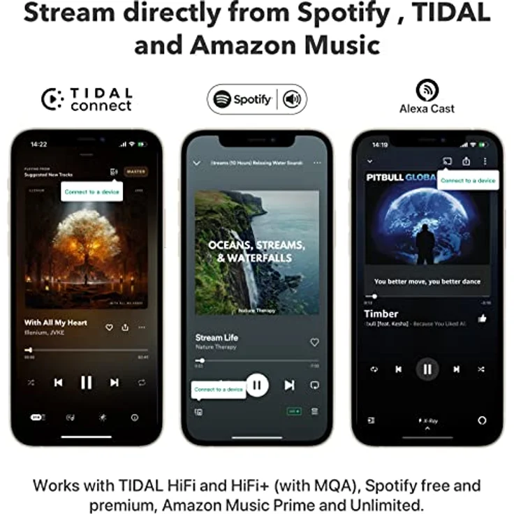 WiiM Mini Streamer Audio AirPlay 2 Receiver HiFi Wireless, Multiroom Stereo, Vorverstärker, funktioniert mit Alexa und Siri Sprachassistenten, Streaming Hi-Res Audio von Spotify, Amazon Music und mehr – Bild 4