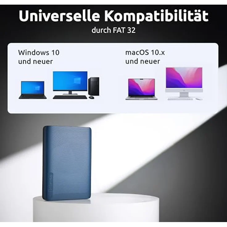 Intenso Memory Safe 1 TB Tragbare Externe Festplatte, 2,5 Zoll, USB 3.2 Gen 1, inkl. Ashampoo Backup Pro für PC und Mac – Bild 4