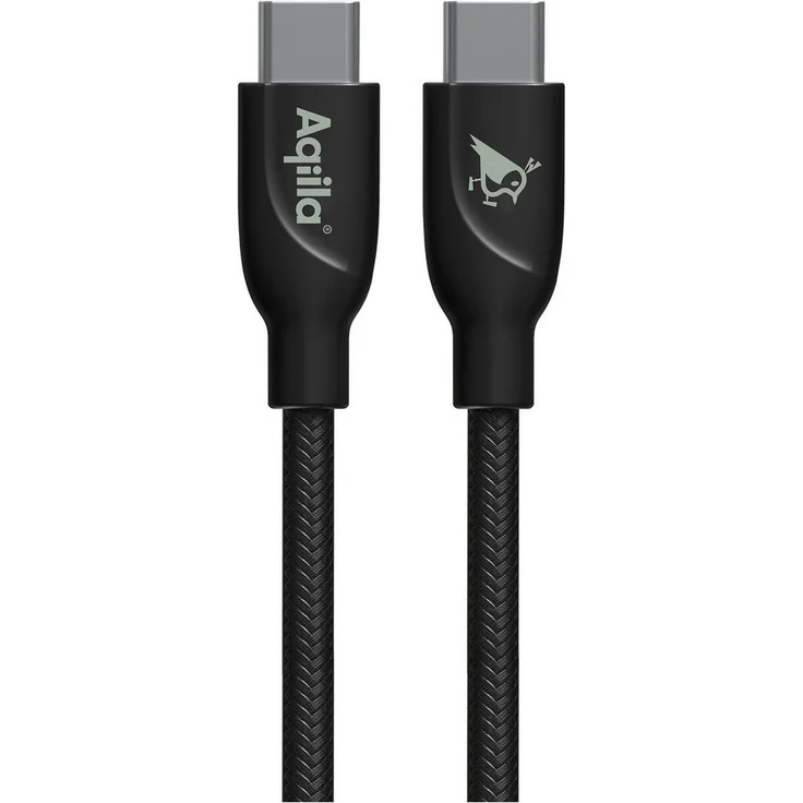 Aqiila Cablebird CB13, 3 Meter Lade- / Sync-Kabel USB-C zu USB-C, 240W, geflochtene Außenhülle