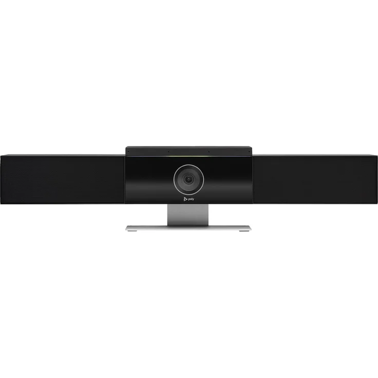 HP Poly Studio Videokonferenzsystem, Premium-USB-Videobar mit Acoustic Fence-Technologie, Schwarz – Bild 1