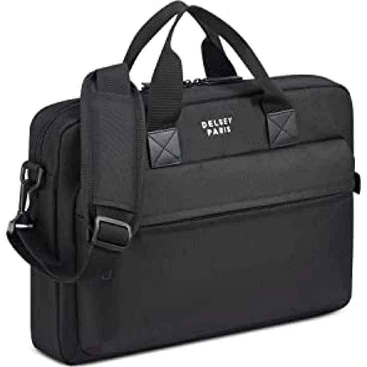 Delsey Maubert 2.0 Aktentasche 40 cm Laptopfach (18.11"), Notebooktasche, Schwarz – Bild 2