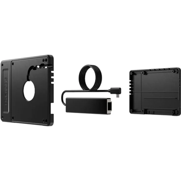 Compulocks Plus Hub VESA Box, Dockingstation in Schwarz mit USB-C, HDMI, 2xUSB-A und RJ45 Anschluss
