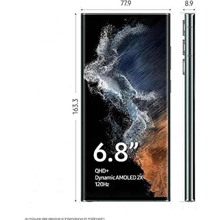 Samsung Galaxy S22 Ultra SM-S908B 17.3 cm (6.8) Dual SIM Android 12 5G USB Type-C 12 GB 256 GB 5000 mAh Green – Bild 3