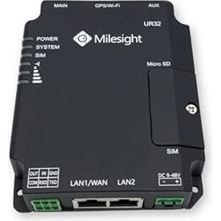 Milesight IoT Industrial Cellular Router Wi-Fi GPS Supported UR75-504AE-W2 - Preisvergleich – Bild 1
