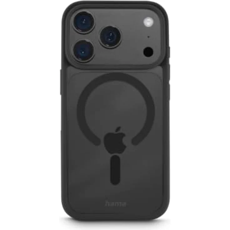 Hama 232450 Frame Protect Cover für Apple iPhone 17 Pro / 18 Pro, transparent, schwarz, magnetisch – Bild 1