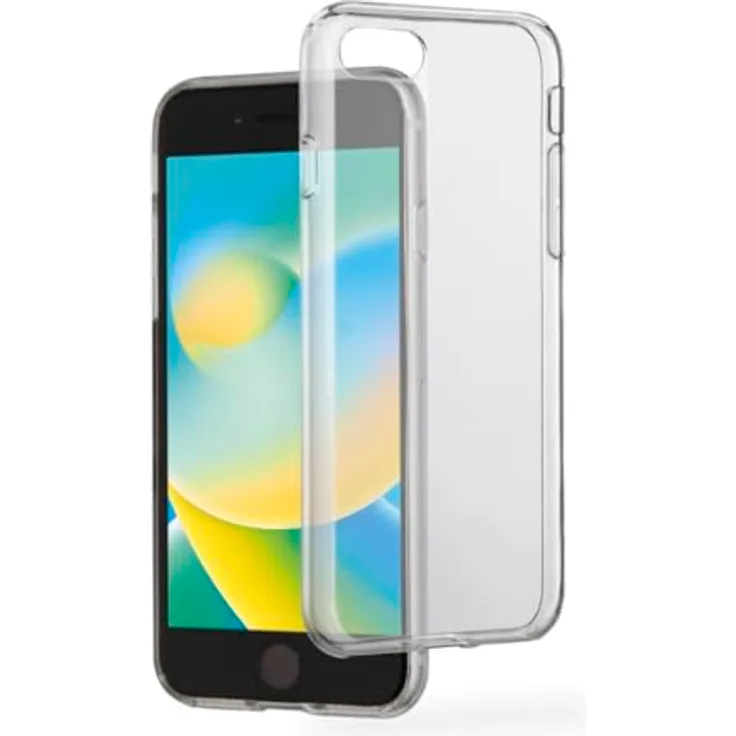 Hama Handyhülle Always Clear für iPhone 7/8/SE 2020/SE 2022 (Kratzfest, Extra Schutz für Kamera und Display, Wireless Charging, dünn) durchsichtig
