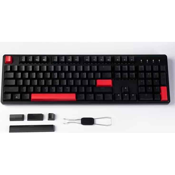 LEMOKEY X3 Kabelgebundene mechanische Gaming-Tastatur, 100% Layout mit QMK/VIA programmierbarer Tastatur, Braun – Bild 4