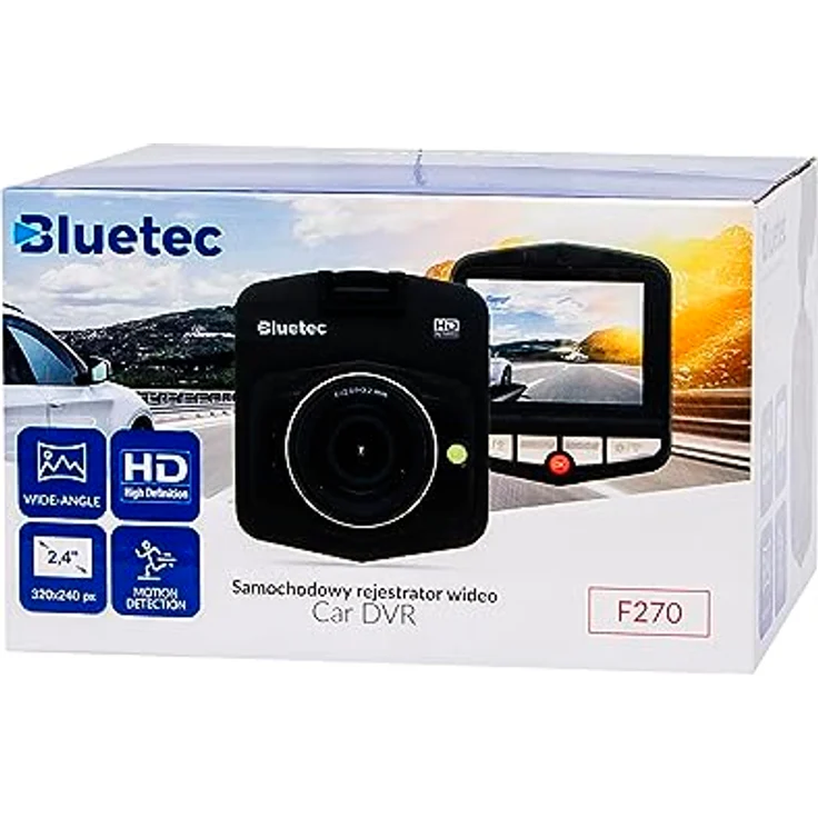 Blow Videorecorder BLACKBOX DVR F270 (Eingebautes Mikrofon, HD), Dashcam, Schwarz, Weiss – Bild 7