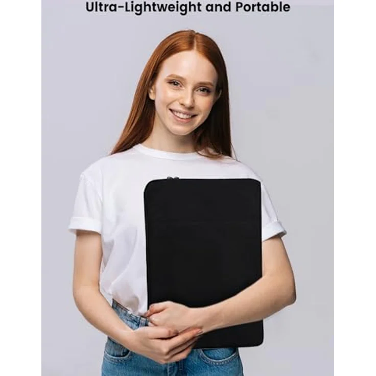 UPERFECT 16.1 Zoll Laptoptasche, wasserdichte Schutzhülle mit 3-Schicht-Schutz und Außentasche für 15.6-16.1 Zoll Geräte – Bild 5