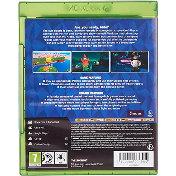 Spongebob Squarepants: Battle For Bikini Bottom - Rehydrated (Xbox One) – Bild 3