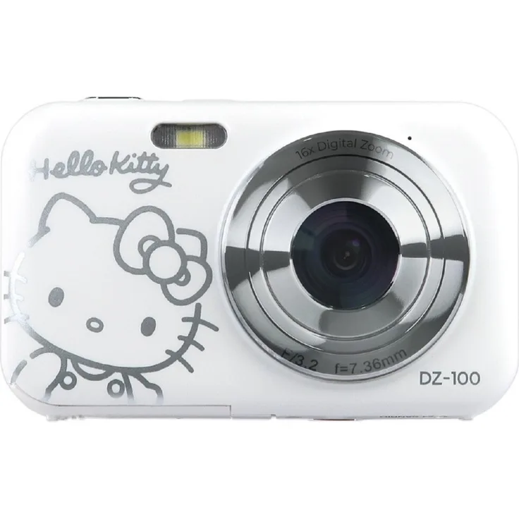 Yashica DZ-100 Hello Kitty, 44 MP Kompaktkamera, 113 g, Weiß