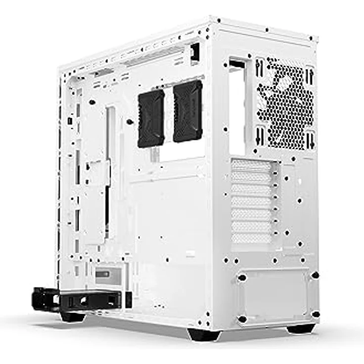 be quiet! Shadow Base 800 DX White PC-Gehäuse, Pure Wings 3 140mm PWM Lüfter, ARGB-Beleuchtung, USB 3.2 Gen. 2 Type C, Airflow, Open-Mesh, E-ATX Mainboard, 420mm Radiatoren, Glas Seitenfenster, BGW62 – Bild 5